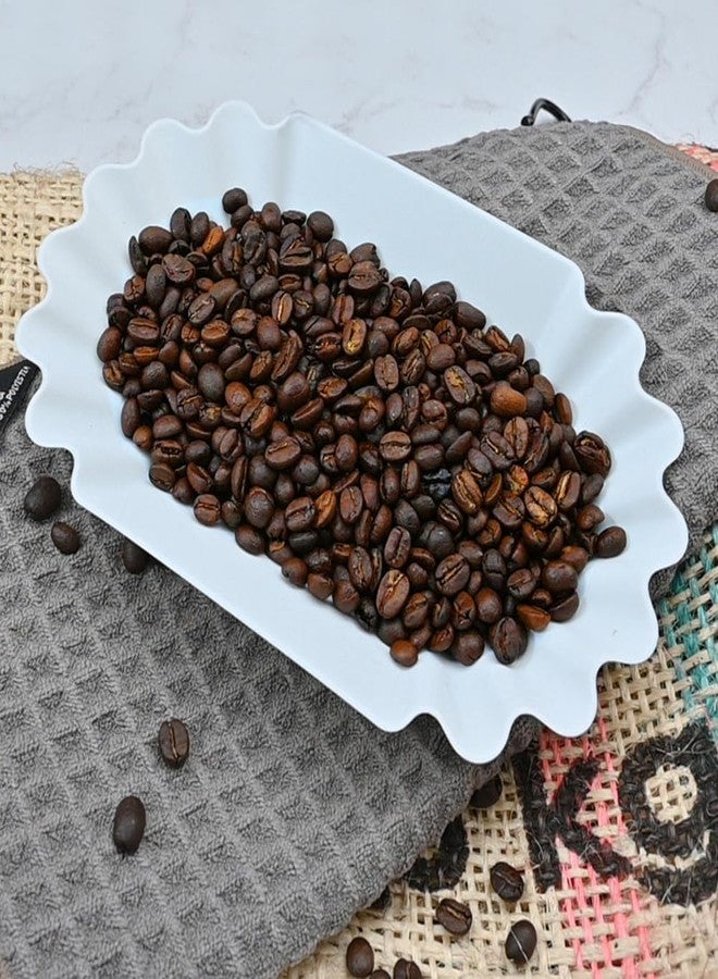 CAFEMASY Coffee Beans Cupping Sample Tray Reusable Plastic Plate for Scooping and Weighing, Display Sample Coffee Beans (5pcs-White) - Image 4