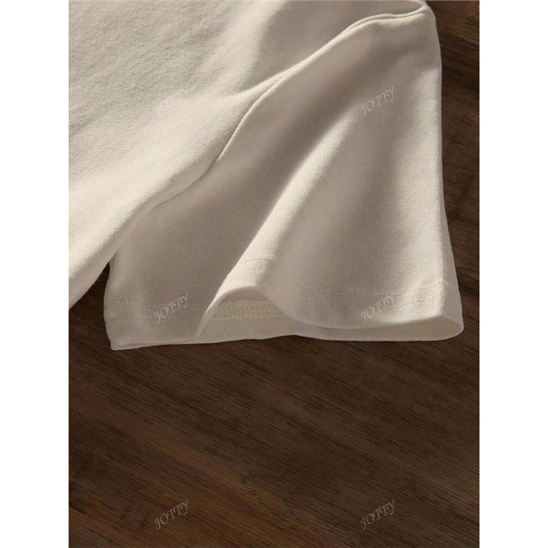 Casualminiouterprintsleevegraphicshortroundbankneck - Image 5