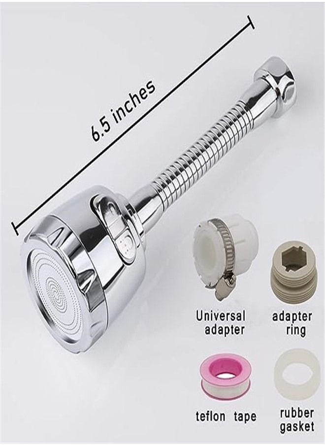 Goolsky - Goolsky Faucet Sprayer Attachment Movable 360° Rotatable Anti -Splash Water Saving Tap Faucet Extender with Universal Adapter Set Kitchen Sink Accessories Tools - Image 1