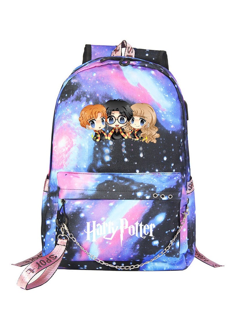 Harry Potter Cartoon Printed Backpack