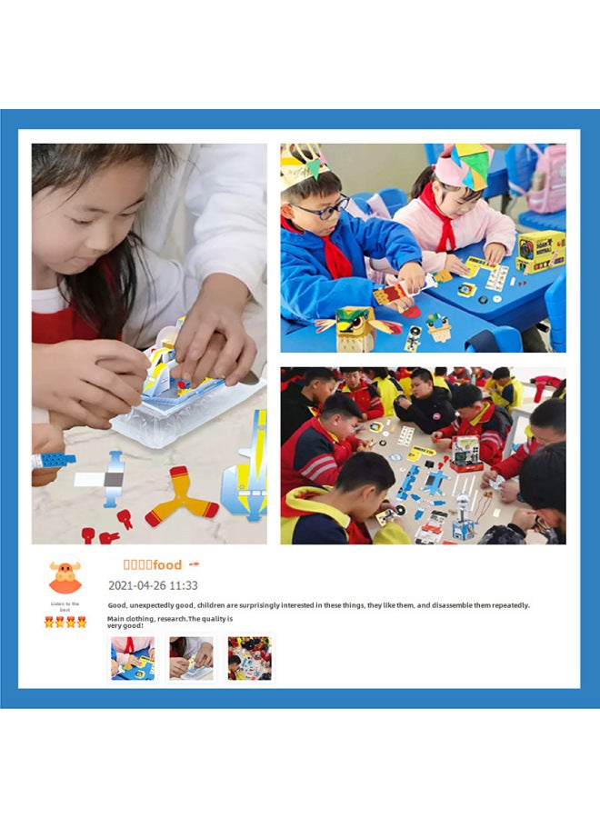 Children's Science Experiment Kit DIY Handmade Technology Invention Educational Toys For Primary School Students Intelligence Development-Color:sound Collector - Image 5