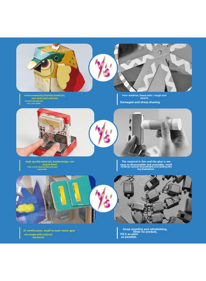 Children's Science Experiment Kit DIY Handmade Technology Invention Educational Toys For Primary School Students Intelligence Development-Color:sound Collector - Image 4