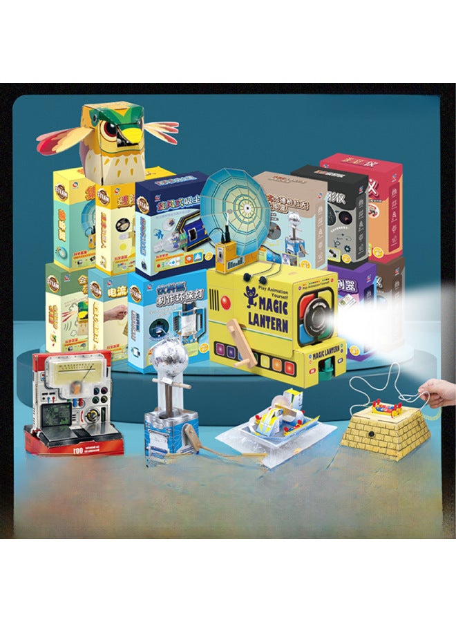 Children's Science Experiment Kit DIY Handmade Technology Invention Educational Toys For Primary School Students Intelligence Development-Color:sound Collector - Image 2