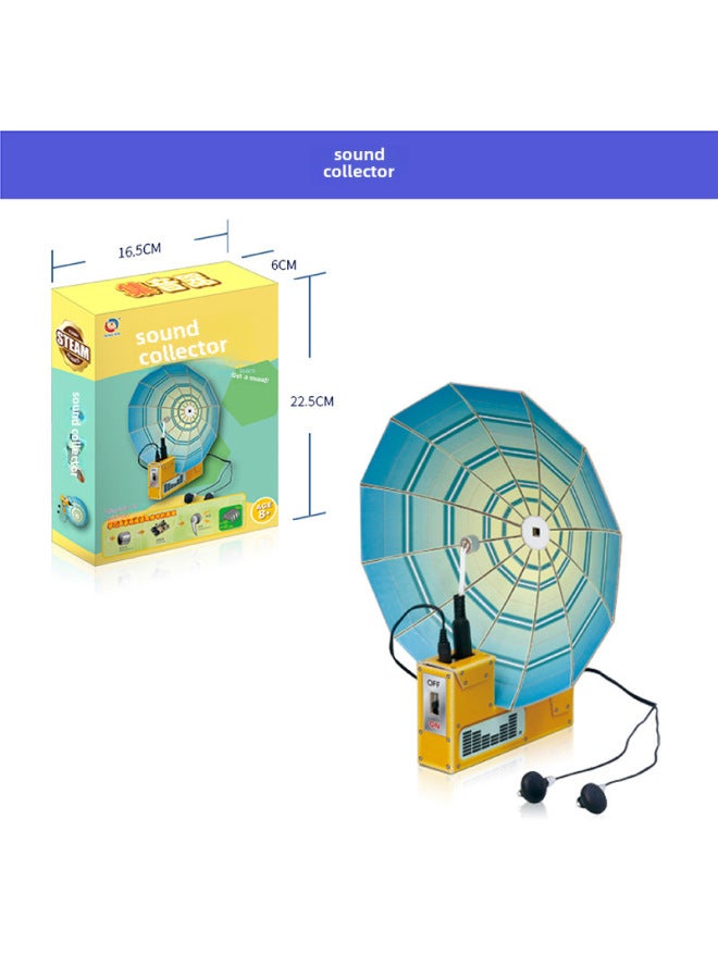Children's Science Experiment Kit DIY Handmade Technology Invention Educational Toys For Primary School Students Intelligence Development-Color:sound Collector - Image 1