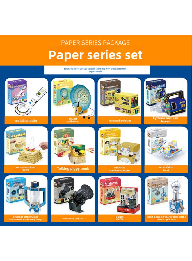 Children's Science Experiment Kit DIY Handmade Technology Invention Educational Toys For Primary School Students Intelligence Development-Color:sound Collector - Image 3