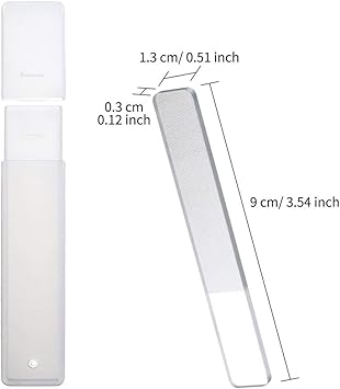 HUPOO Nano Glass Nail Files Nano Crystal Mini Fingernail File Upgrade Nail Buffers Nail Polishing Strip Professional Crystal Nail Manicure Tool 3 PcsSet - Image 4