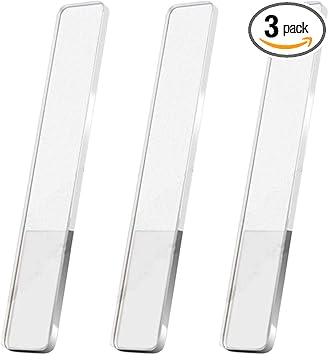 HUPOO Nano Glass Nail Files Nano Crystal Mini Fingernail File Upgrade Nail Buffers Nail Polishing Strip Professional Crystal Nail Manicure Tool 3 PcsSet - Image 1