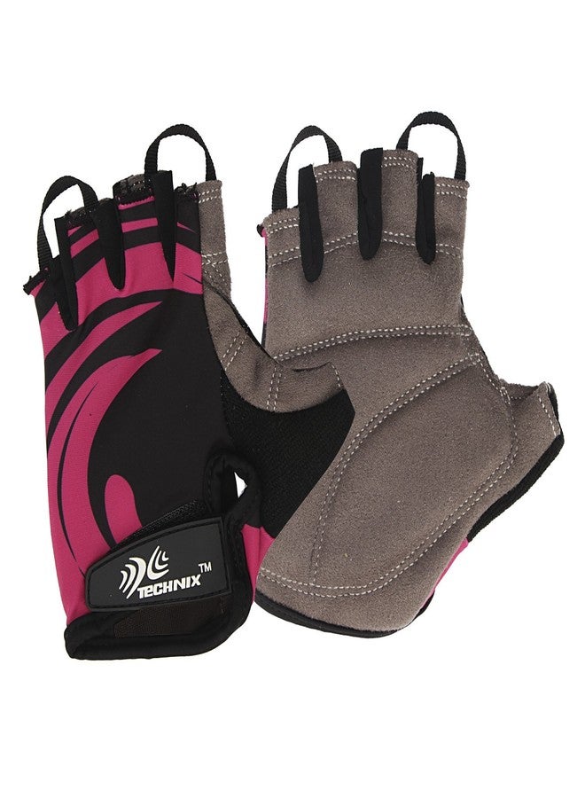 Technix 8907313006267 Lycra-Spandex Endurance Fitness Gloves, Small (Multicolour) - Image 2