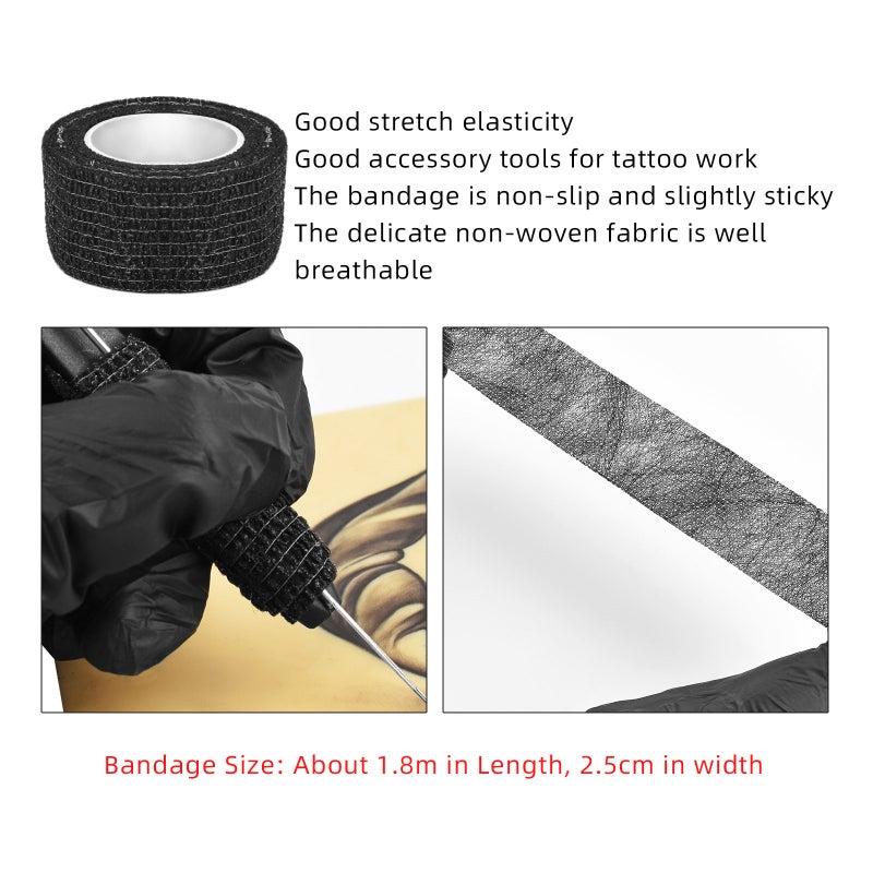 Tattoo Practice Kit 3RL Multicolor Aluminum Alloy Multi-Functional Tattoo Holder - Easy Small Pattern Operation Integrated Pen Holder for Traveling Tattoo Artists & Beginners
