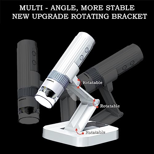 Etzin 1080P USB Digital Microscope, 50X-1000X Magnification Coin Microscope with 8 LED Lights, Portable Handheld Magnifier,Soldering, Adults & Kids, Compatible with Windows/Mac/Android EPL-991IM. - Image 4