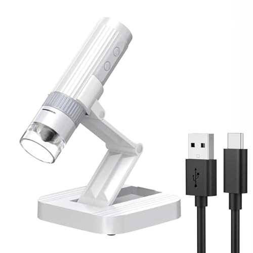 Etzin 1080P USB Digital Microscope, 50X-1000X Magnification Coin Microscope with 8 LED Lights, Portable Handheld Magnifier,Soldering, Adults & Kids, Compatible with Windows/Mac/Android EPL-991IM. - Image 1