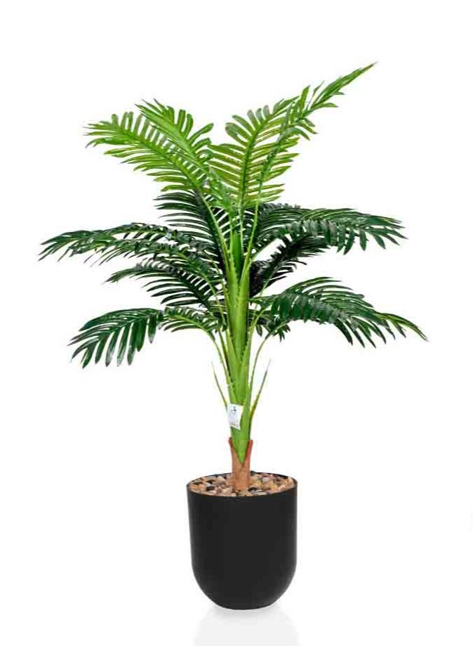 An artificial tree simulating an artificial palm tree with a natural feel, 115