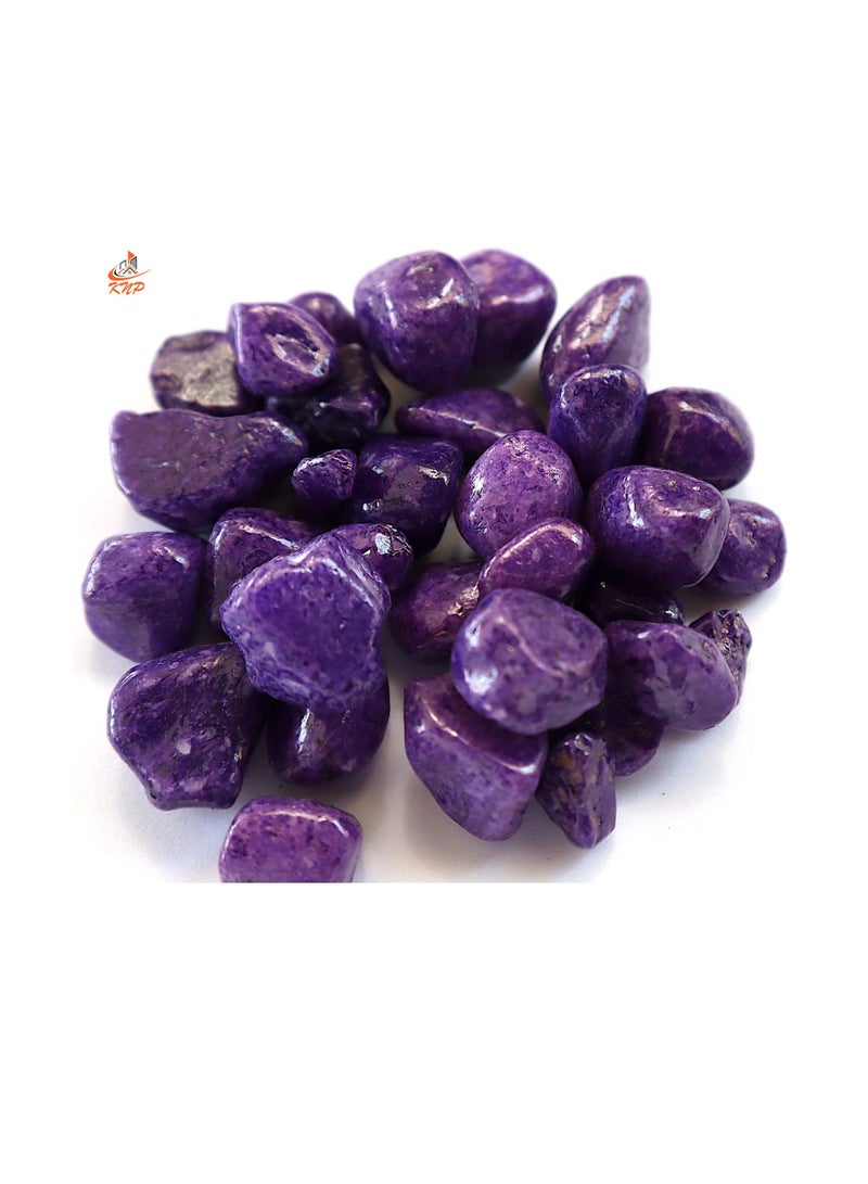 KNP Purple Decorative Painted Pebbles Aquarium 10-15mm 10 kg - Image 3