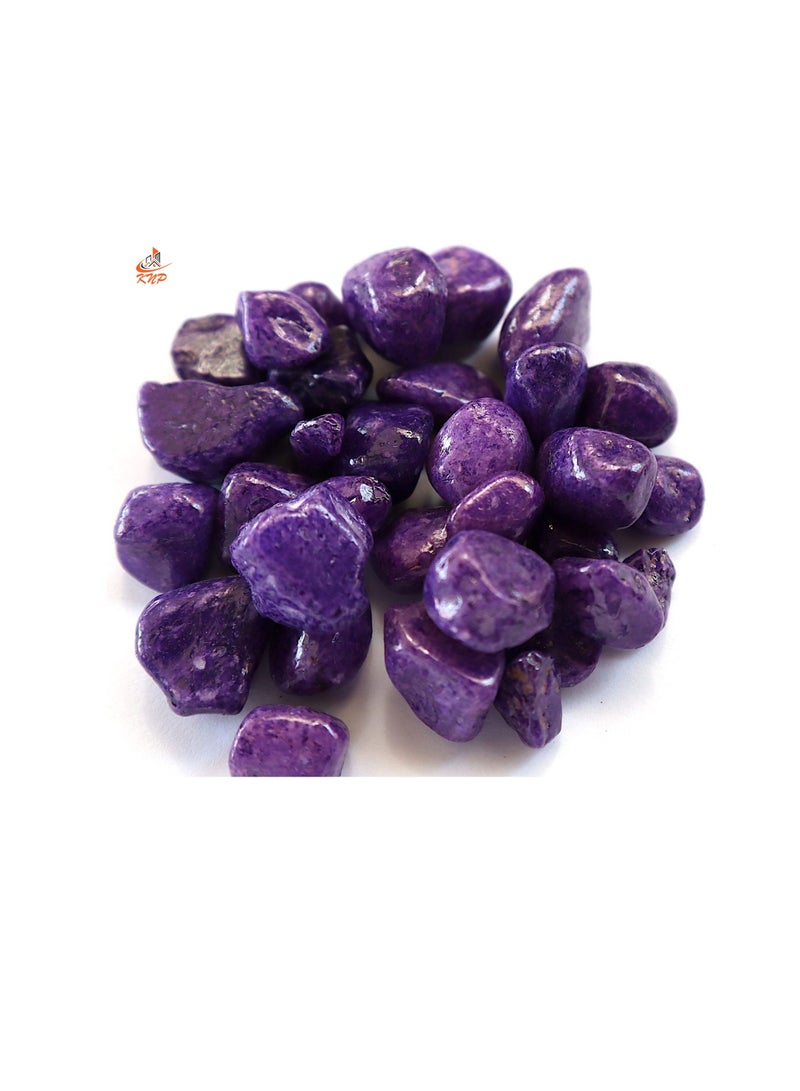 KNP Purple Decorative Painted Pebbles Aquarium 10-15mm 10 kg - Image 2