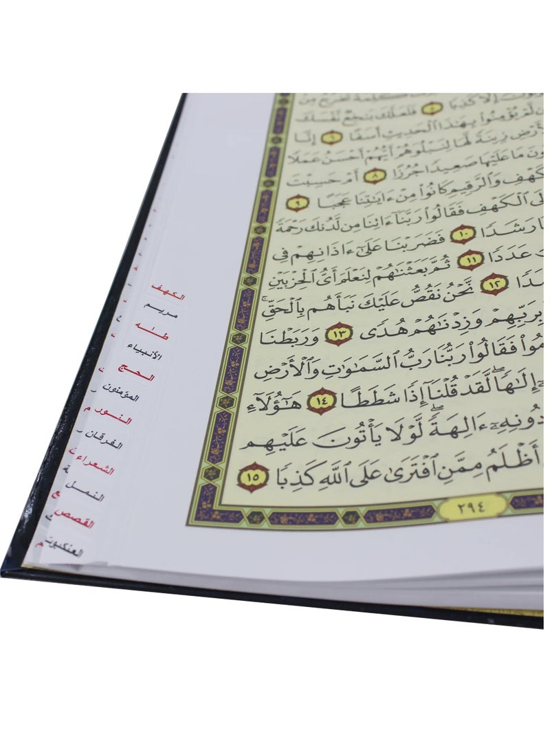 مصحف التفسير الموضوعي  بلخط العربي بكتابة واضحة مناسب لكبار السن حجم كبير  قياس 35*25 - Image 4