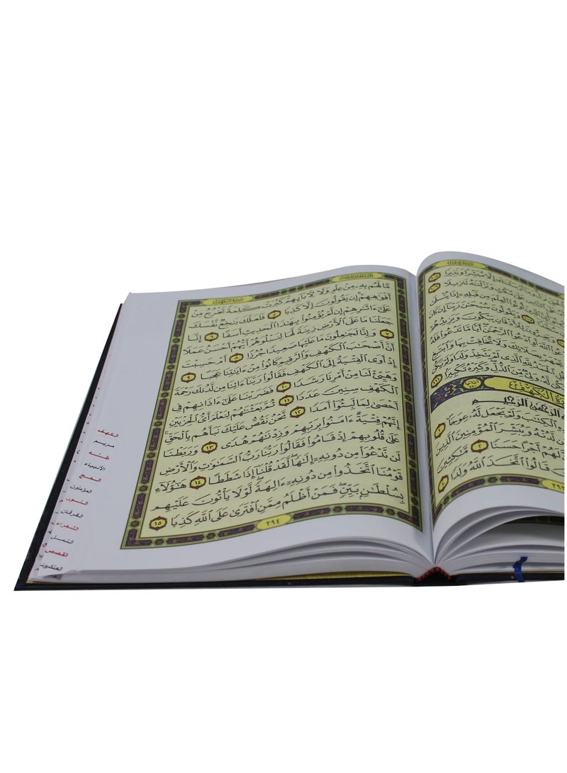 مصحف التفسير الموضوعي  بلخط العربي بكتابة واضحة مناسب لكبار السن حجم كبير  قياس 35*25 - Image 5