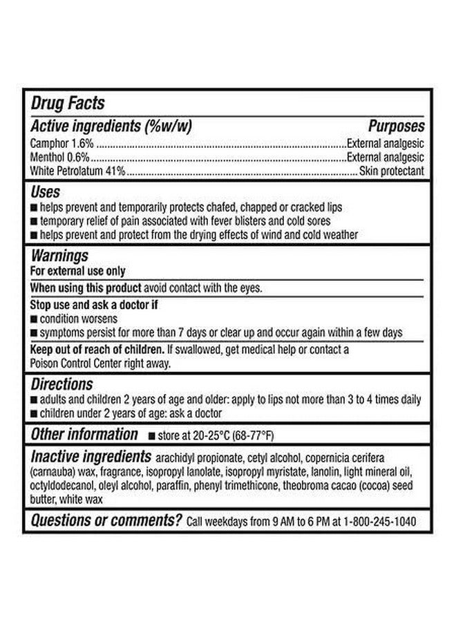 chapstick بلسم شفاه طبي كلاسيكي وواقٍ للبشرة (عبوة 3) - Image 3