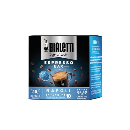 BIALeTTI بيلاتّي 6822 كبسولات إسبريسو ميني إكسبريس نابولي 16 حبة