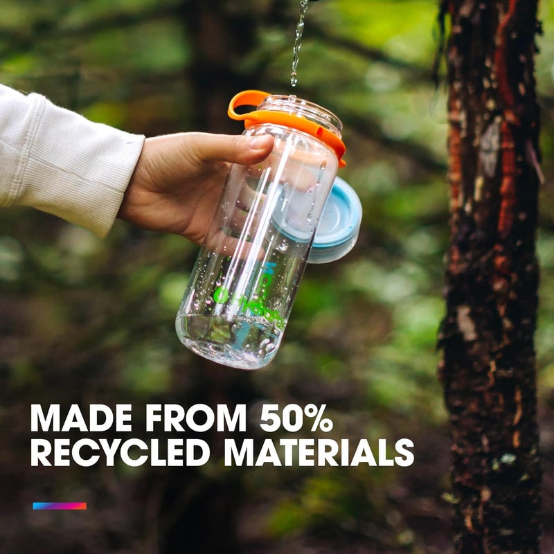 HydraPak RECON TWIST & SIP Water Bottle - 750ml Clear / Confetti - Image 4