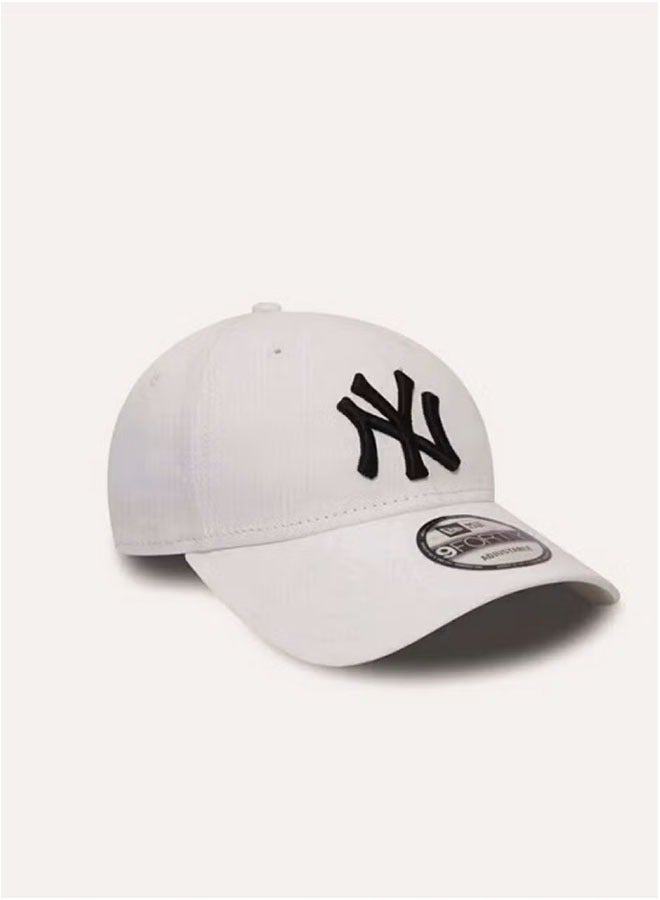New era 9fort new york yankees baseball hat duck billed hat sun hat pointed hat sun hat pure cotton men's and women's hat baseball outdoor  White - Image 3