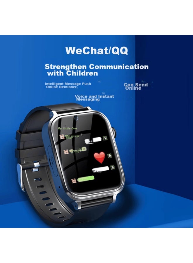 Atq Children's Smart Watch Phone With Sim Card Slot, 5g Full Network, Long Battery Life, Top Configuration, Positioning, Video, For Primary And Secondary School Students, Geniuses, Wifi Download - Image 3