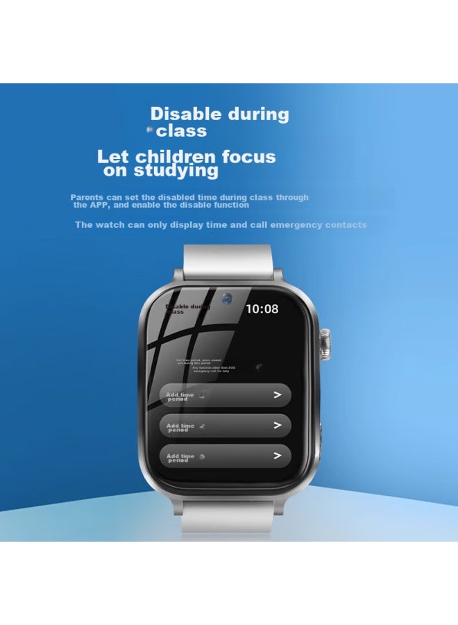 Atq Children's Smart Watch Phone With Sim Card Slot, 5g Full Network, Long Battery Life, Top Configuration, Positioning, Video, For Primary And Secondary School Students, Geniuses, Wifi Download - Image 4
