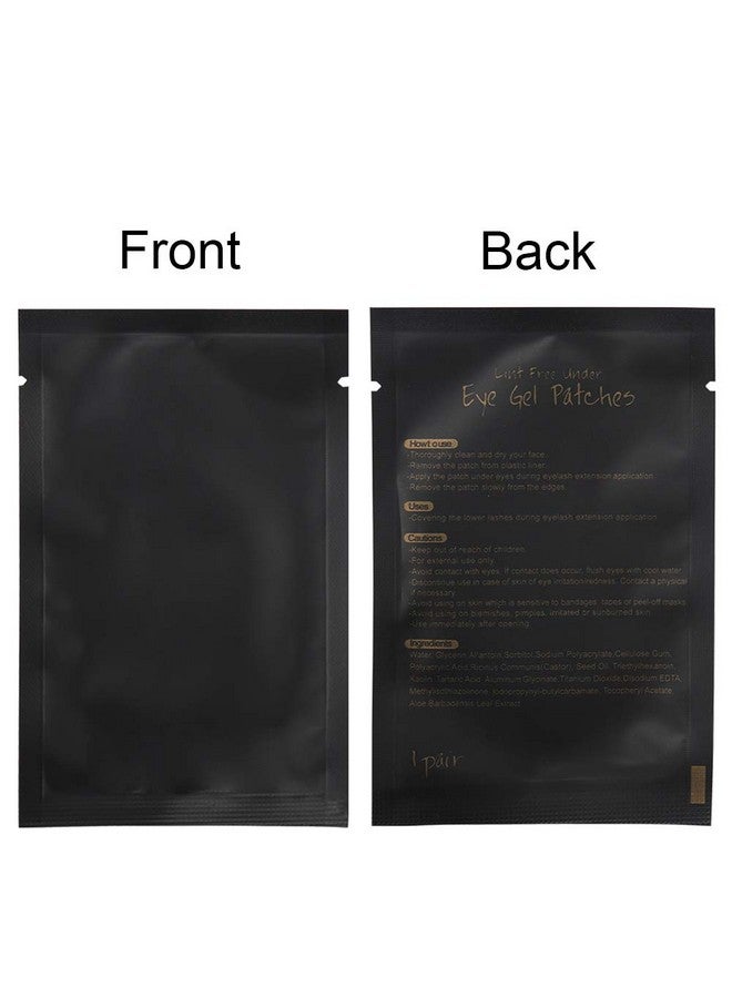 MyAoKuE-UP myaokue-up 100 Pairs Eye Gel Pads, Lint Free Under Eye Patches for Eyelash Extensions, Premium Eye Mask Beauty Tool Kit - Image 4