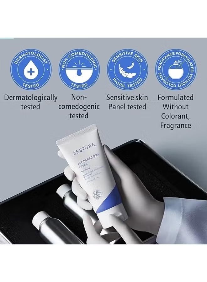 Aestura Atobarrier 365 Cream 80ml, Moisturizing and Strengthening Skin Barrier for Dry and Sensitive Skin, Lasting Hydration - Image 5