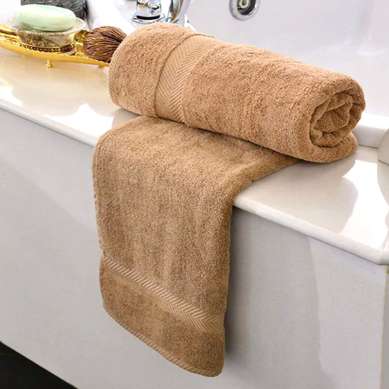 KAHAF Collection 6-Pack Bath Towels - Lightweight - Extra Absorbent - 100% Cotton - Shower towels (Multi, 27 inchesx54 inches) - Image 4