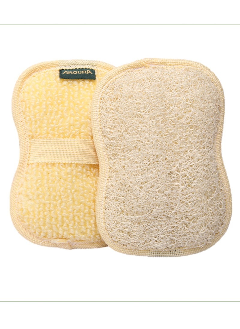 Aroura Natural Egyptian Loofah Palm Size Oval  - Image 1