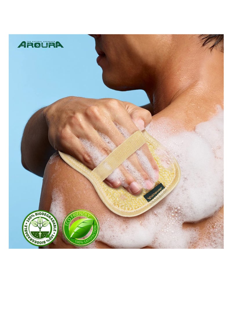 Aroura Natural Egyptian Loofah Palm Size Oval  - Image 4