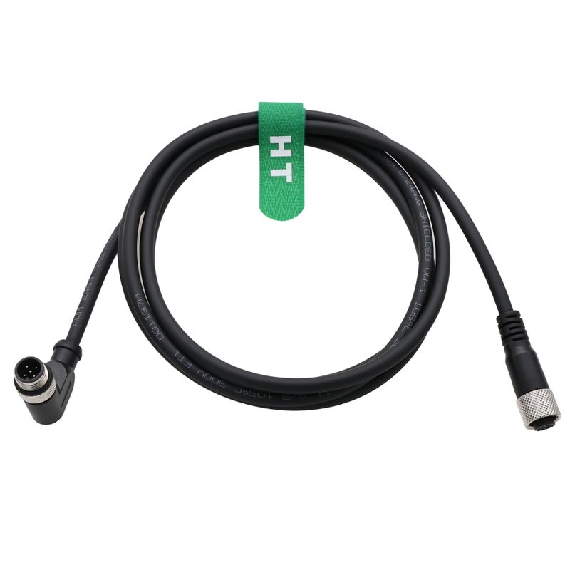 HangTon Actuator Sensor Electrical Power Cable M12 ACoded 5Pin Male Right Angle to 5 Pin Female Aviation for Industrial Control Automation Device Network CANopen IO Link Profibus 10M - Image 2