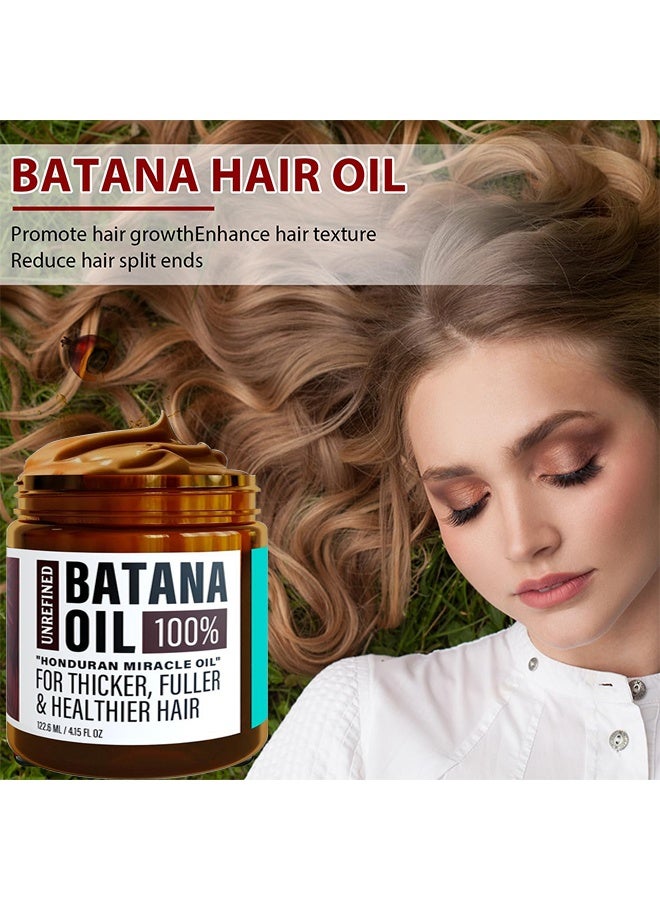 BARUBT Batana Oil For Hair Growth, Natural Organic Hair Conditioner, Repairs Damaged Hair, Leaves Hair Smoother, Natural Hair Growth Oil, Helps With Frizz, For All Hair Types - Image 2