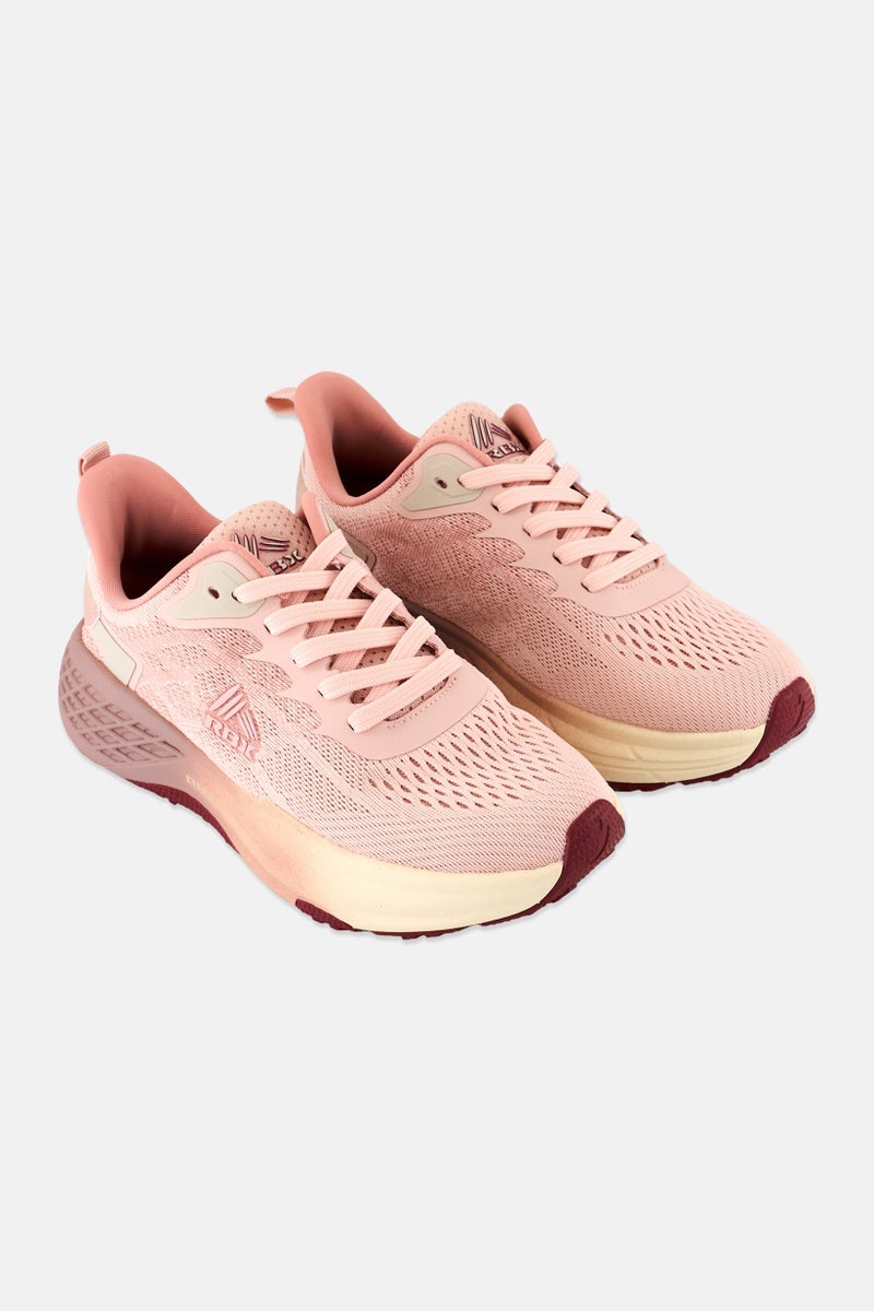 RBX أحذية رياضية تدريبية للنساء مزودة بأربطة، وردي - Image 1