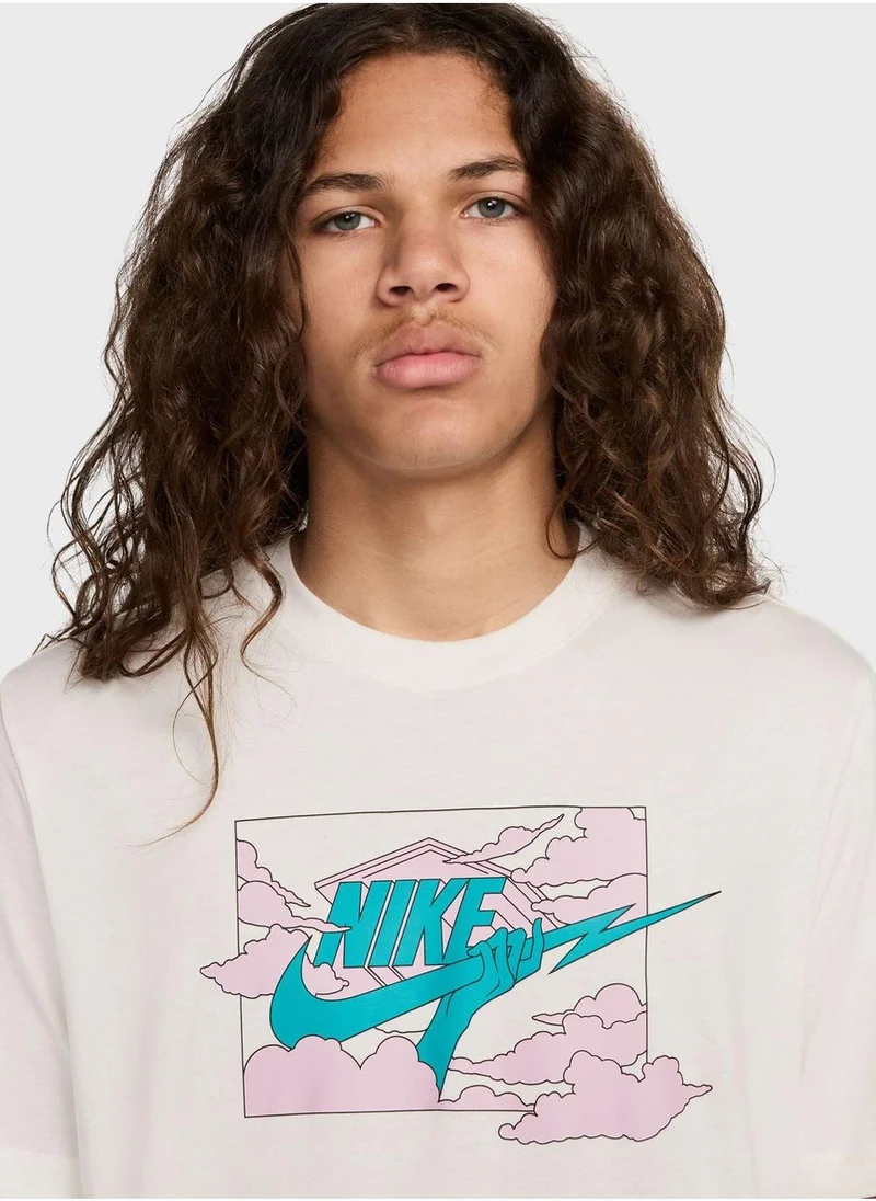 نايكي Nsw Club Hybrid T-Shirt
