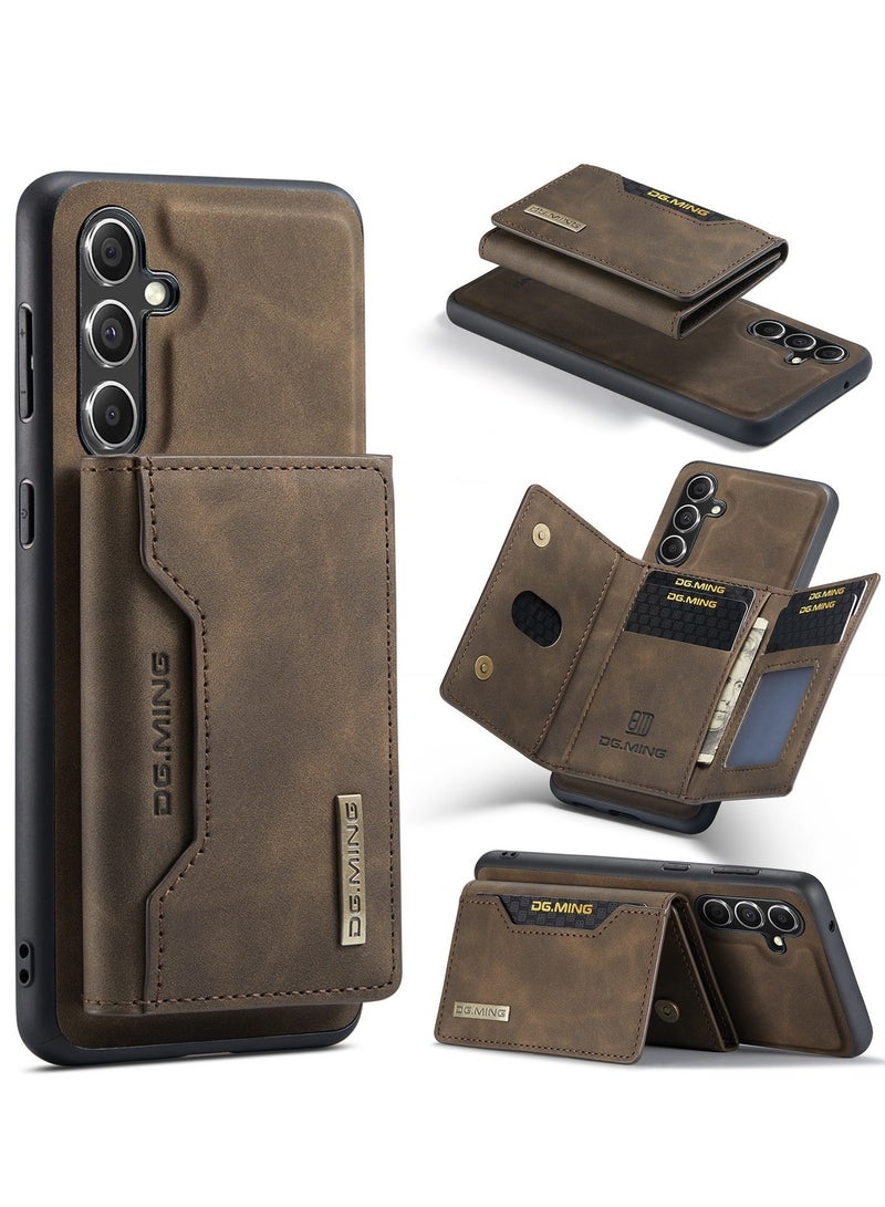 Dg مينغ تنطبق على سامسونج غالاكسي S23 فى محفظة القضية ، 2 في 1 انفصال بو الجلود الغطاء الخلفي المغناطيسي واقية ، الهاتف المحمول القضية مع رقيقة جدا فليت جيب كليب - Image 1