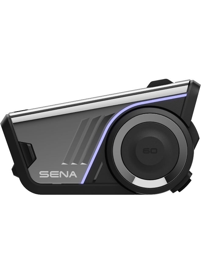 Sena 60S Motorcycle Communication Headset with Wave, Mesh, and Bluetooth Intercom, 2nd Generation Sound by Harman Kardon - Image 1