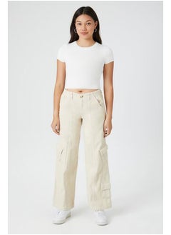 FOREVER 21 بنطال كارجو مخملي  - Image 5