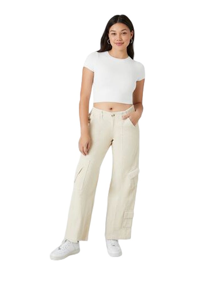 FOREVER 21 Corduroy Cargo Pants - Image 1