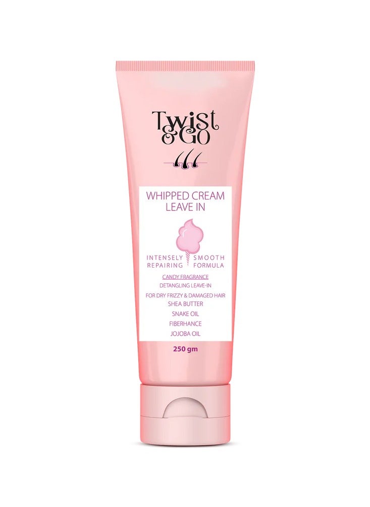 Twist&Go - Whipped Cream Leave In Intensely Smooth Repairing Formula 250gm - Image 1