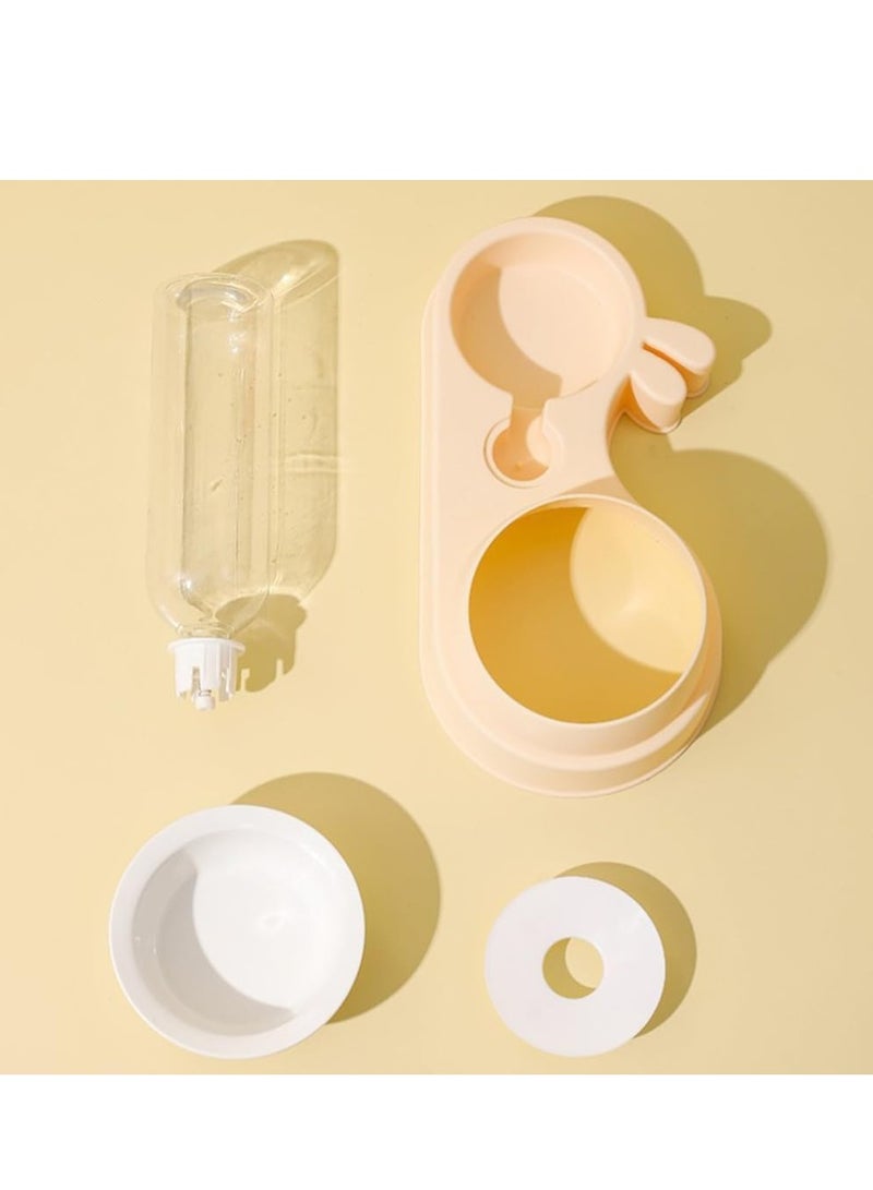 Automatic Cats Food Bowl 2 in 1 Pet Food Feeders with Automatic Water Bottle Bowl Double Bowl - Image 2