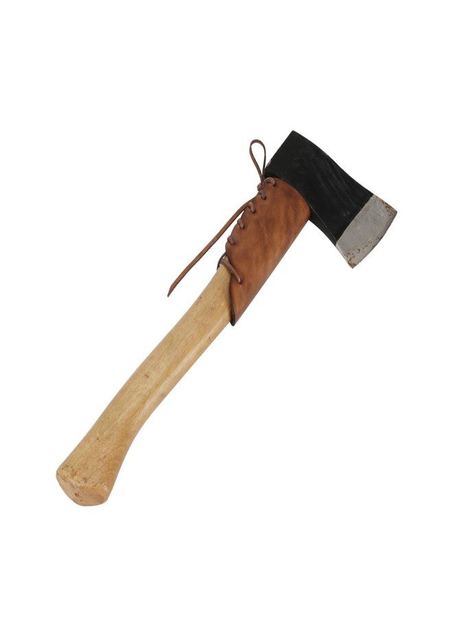 Tourbon Vintage Brown Axe Handle Guard Leather Hatchet Collar Protection Holder (Pack of 2 Pieces) - Image 4