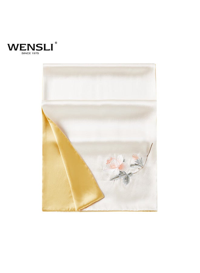 Wanshili Silk Scarf, Mulberry Silk, Women's Suzhou Embroidery, Long Scarf, Birthday Gift For Mom, Mother's Day Gift, Silk Scarf Gift Box - Image 2
