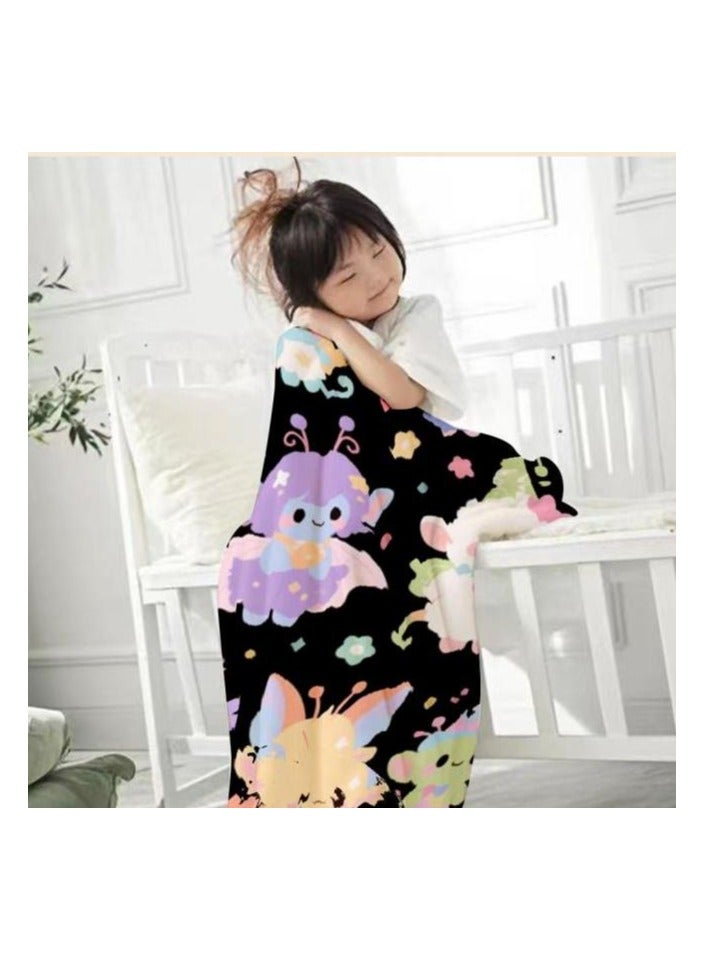 general Children's or student cartoon flannel thin blanket (warm and comfortable, suitable for sleep, games) 100cm*150cm - 768 - Image 3