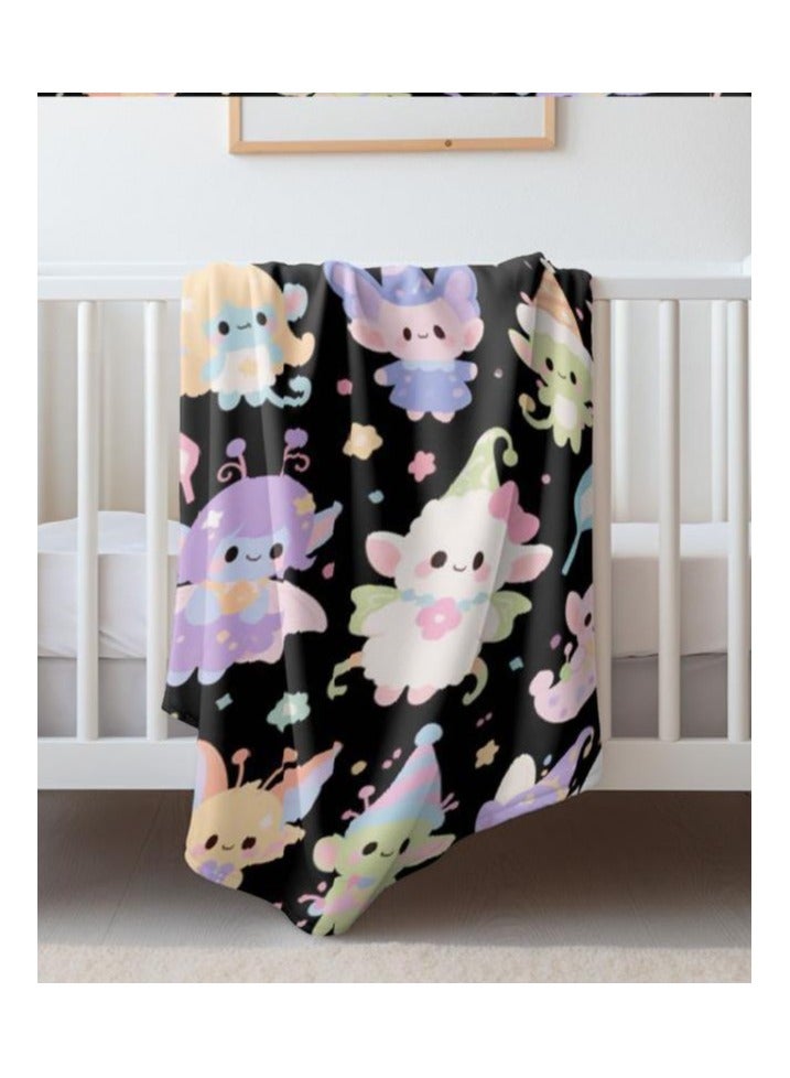 general Children's or student cartoon flannel thin blanket (warm and comfortable, suitable for sleep, games) 100cm*150cm - 768 - Image 4