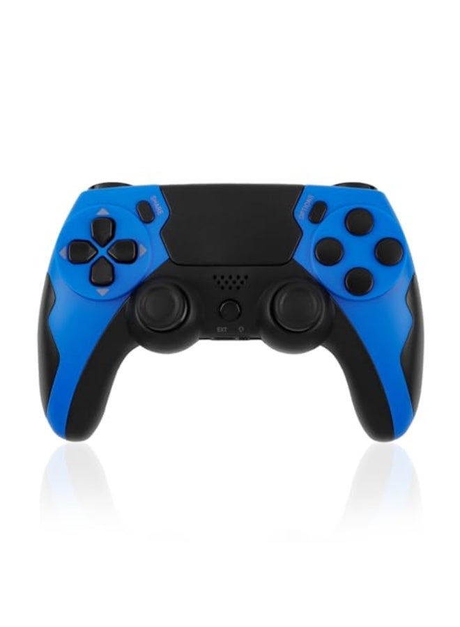 Wireless Controller for PlayStation 4/Slim/Pro, Bluetooth Gamepad with Charging Cable, Dual Vibration Motor,Ergonomic Design (Blue) - Image 1