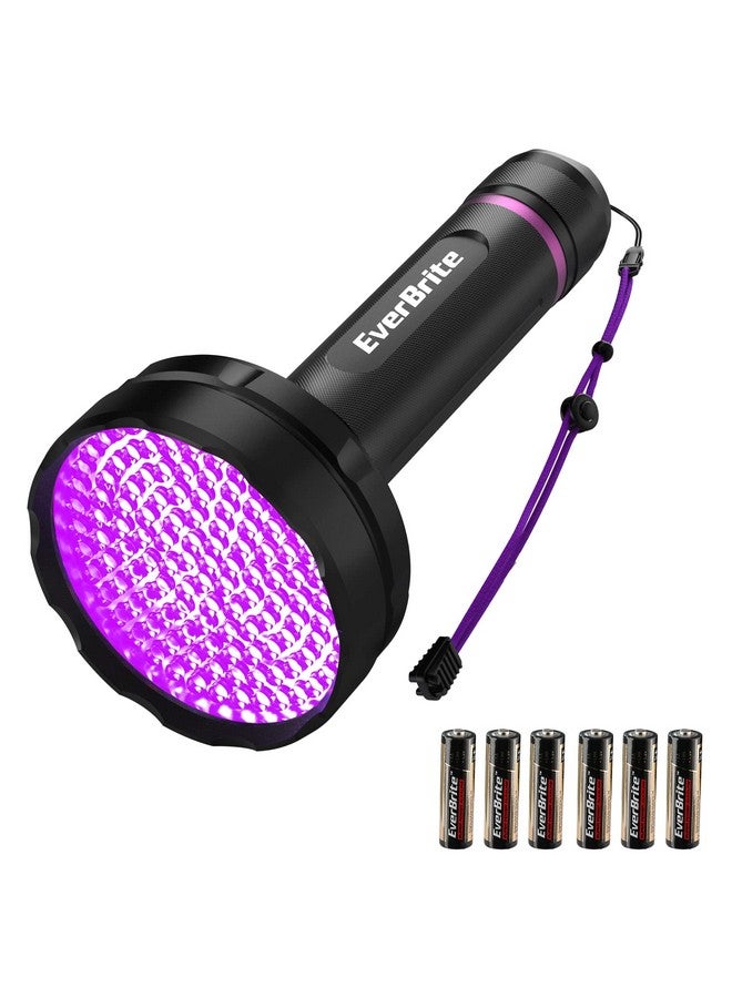 EverBrite Uv Flashlight, 128 Led Blacklight Flashlights, 395Nm Black Light Flashlight For Pet Urine Detection, Carpet, Scorpions And Bed Bug, Batteries Included - Image 1