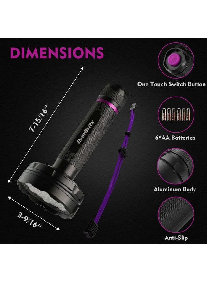 EverBrite Uv Flashlight, 128 Led Blacklight Flashlights, 395Nm Black Light Flashlight For Pet Urine Detection, Carpet, Scorpions And Bed Bug, Batteries Included - Image 5