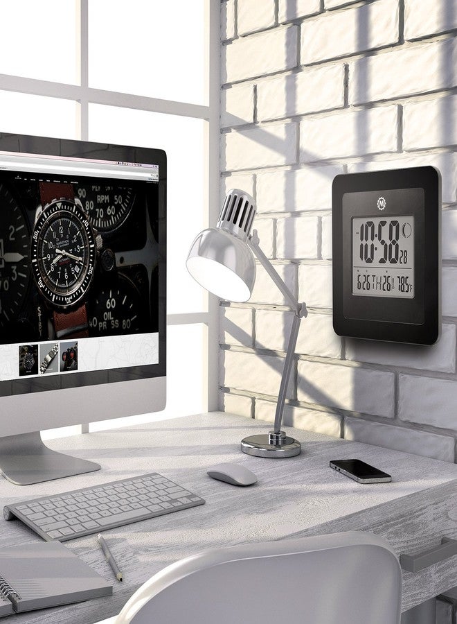 ماراثون ساعة ماراثون CL030045BK الذرية العالمية المدمجة مع ضوء طوارئ LED - أسود من ماراثون - Image 2