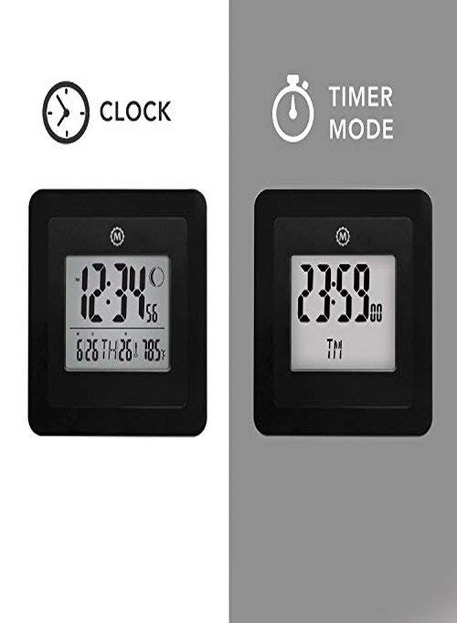 ماراثون ساعة ماراثون CL030045BK الذرية العالمية المدمجة مع ضوء طوارئ LED - أسود من ماراثون - Image 5